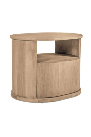 Modern European furniture - Oak 1-Drawer Nightstand - www.oroa.com