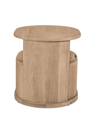 Modern European furniture - Oak 1-Drawer Nightstand - www.oroa.com