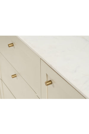   Modern European furniture - Marble Top Wooden Sideboard - www.oroa.com | Oroa.com