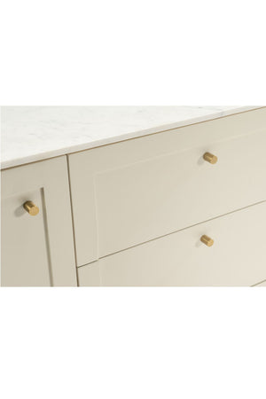   Modern European furniture - Marble Top Wooden Sideboard - www.oroa.com | Oroa.com