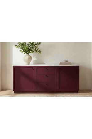   Modern European furniture - Marble Top Wooden Sideboard - www.oroa.com | Oroa.com