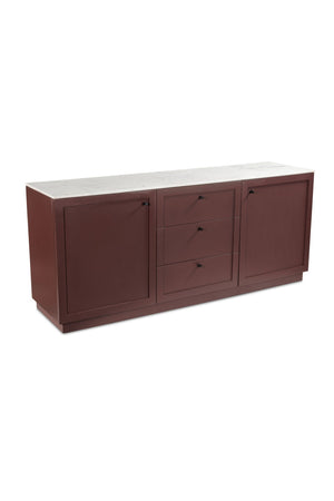   Modern European furniture - Marble Top Wooden Sideboard - www.oroa.com | Oroa.com