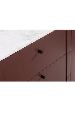   Modern European furniture - Marble Top Wooden Sideboard - www.oroa.com | Oroa.com