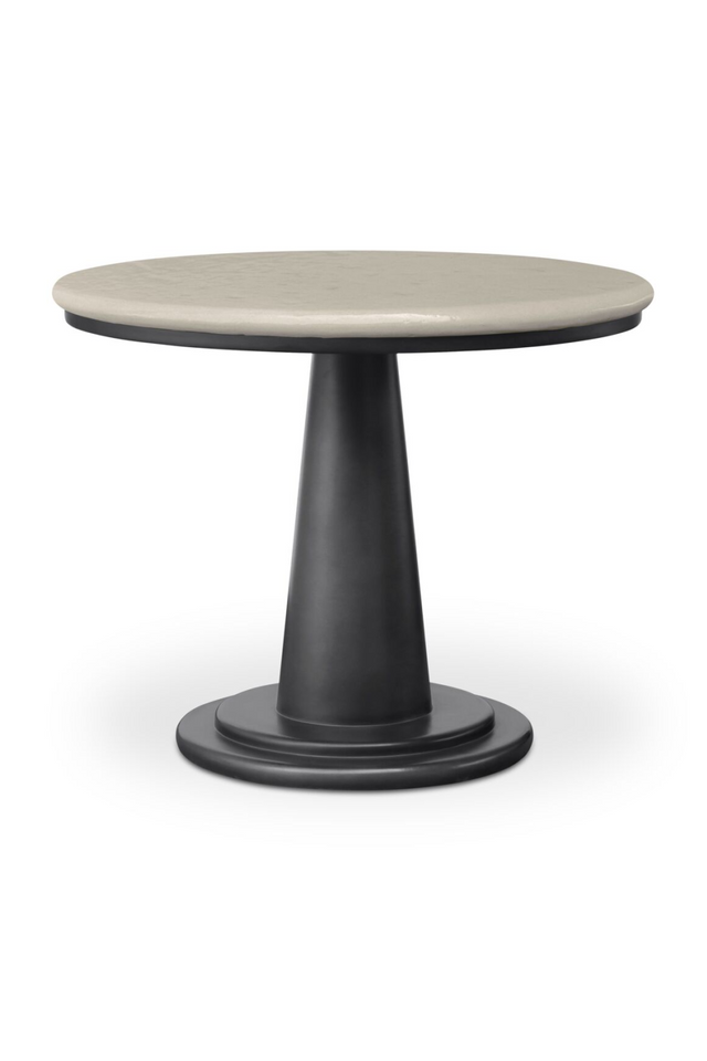 Round Concrete Outdoor Coffee Table | Novi Living Esme | Oroa.com