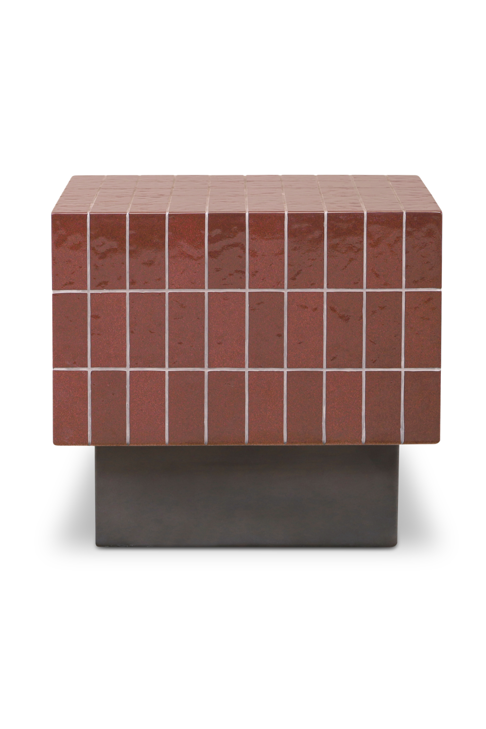 Glazed Concrete Outdoor Side Table | Novi Living Farren | Oroa.com