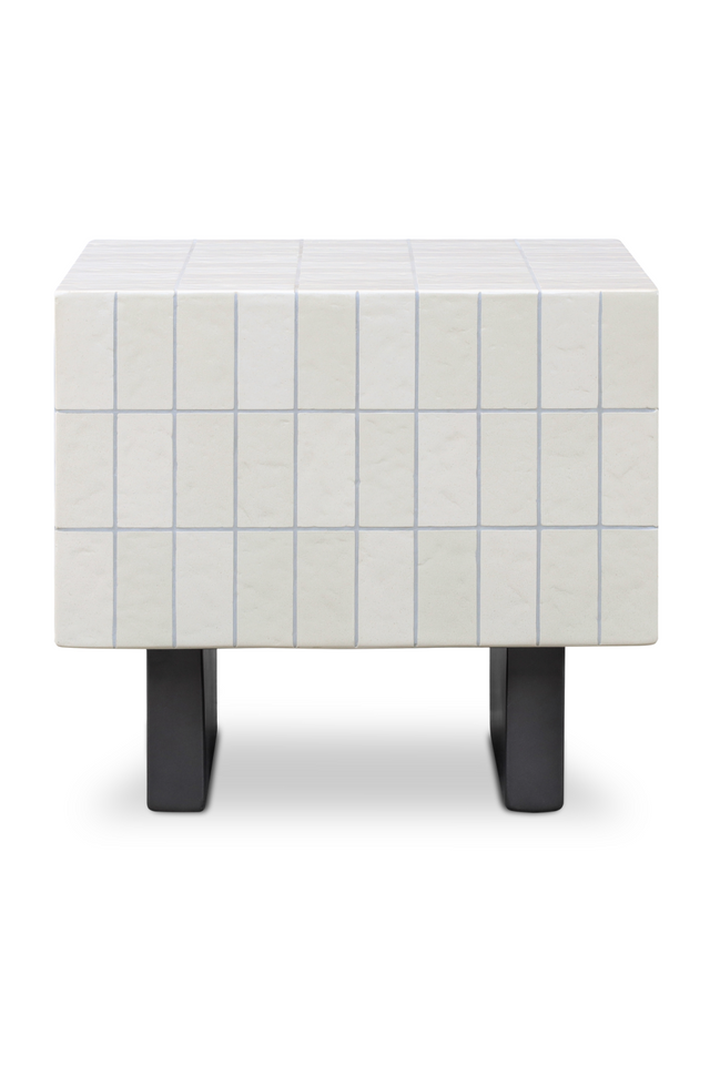 Glazed Concrete Outdoor Side Table | Novi Living Farren | Oroa.com