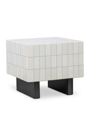 Glazed Concrete Outdoor Side Table | Novi Living Farren | Oroa.com