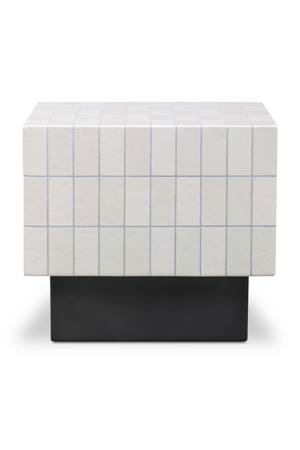 Glazed Concrete Outdoor Side Table | Novi Living Farren | Oroa.com