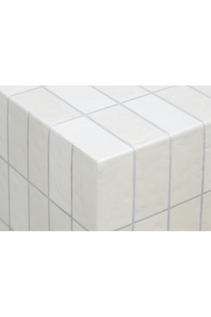 Glazed Concrete Outdoor Side Table | Novi Living Farren | Oroa.com