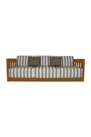   Modern European furniture - Stripe Cushioned Outdoor Sofa - www.oroa.com | Oroa.com