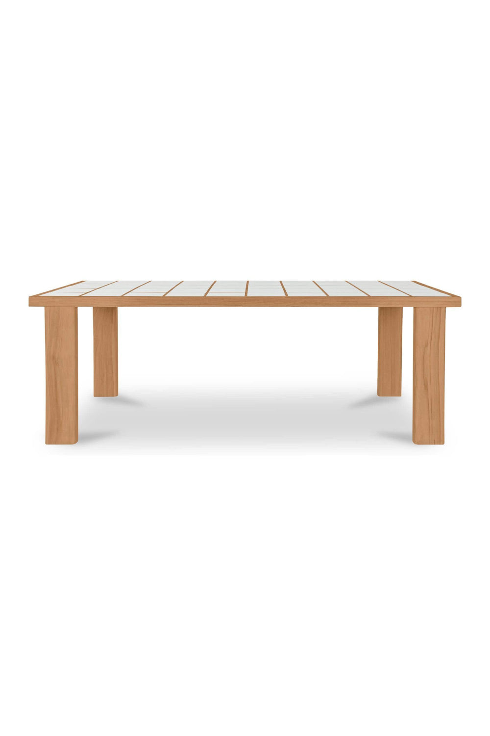 Modern European furniture - Solid Teak Outdoor Dining Table - www.oroa.com