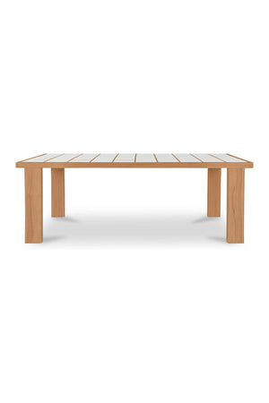 Modern European furniture - Solid Teak Outdoor Dining Table - www.oroa.com