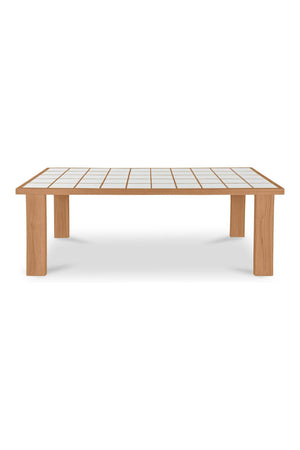 Modern European furniture - Solid Teak Outdoor Dining Table - www.oroa.com
