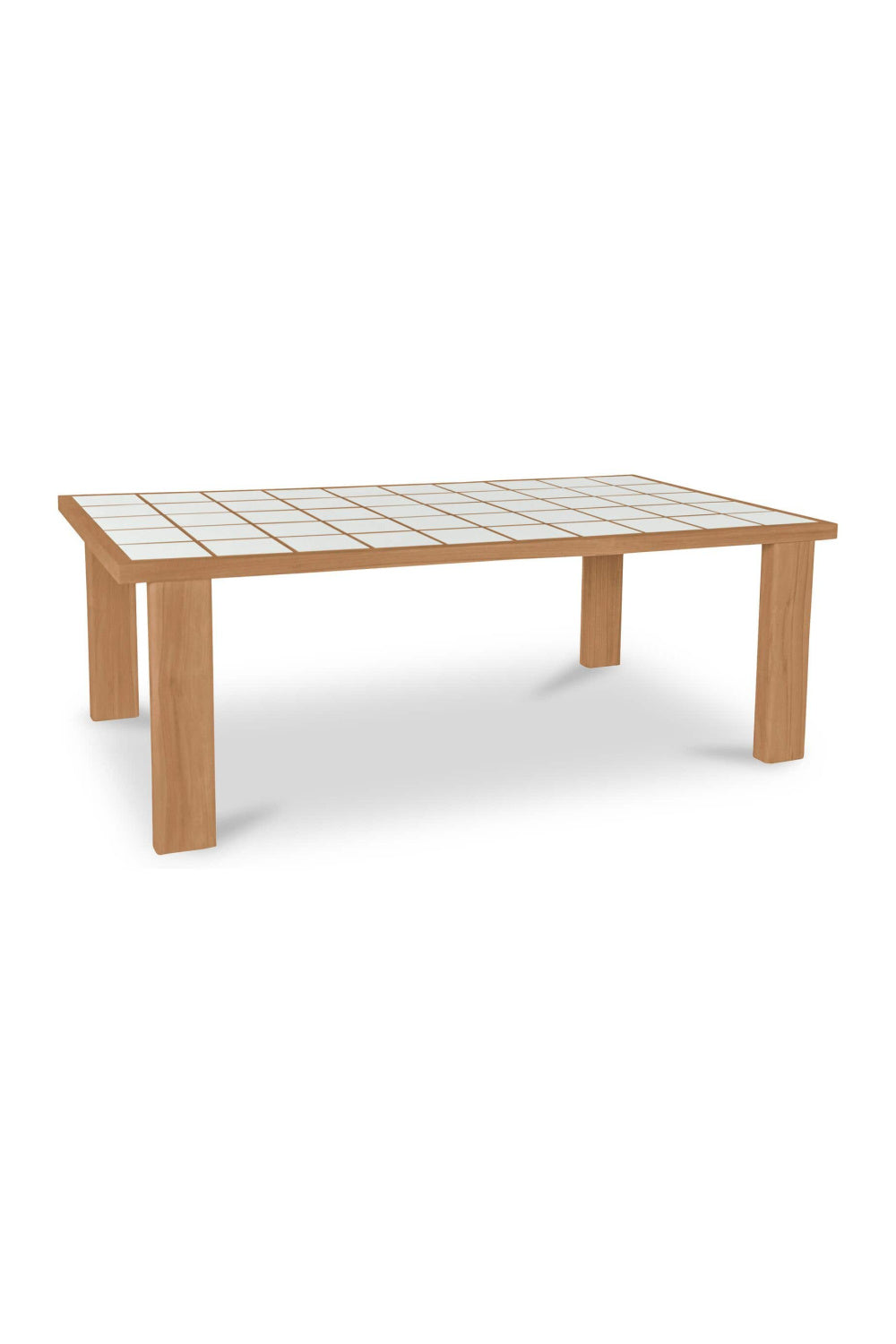 Modern European furniture - Solid Teak Outdoor Dining Table - www.oroa.com