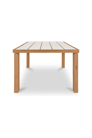 Modern European furniture - Solid Teak Outdoor Dining Table - www.oroa.com
