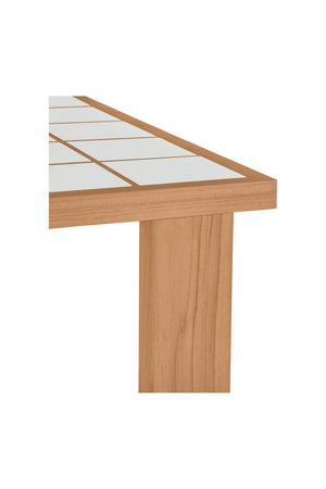 Modern European furniture - Solid Teak Outdoor Dining Table - www.oroa.com