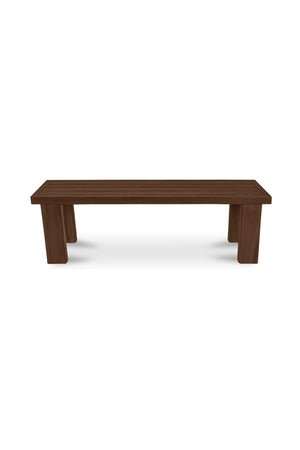   Modern European furniture - Solid Teak Outdoor Dining Bench - www.oroa.com | Oroa.com