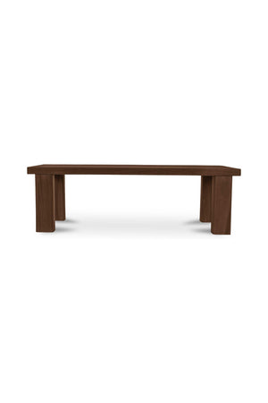   Modern European furniture - Solid Teak Outdoor Dining Bench - www.oroa.com | Oroa.com