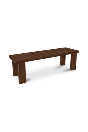   Modern European furniture - Solid Teak Outdoor Dining Bench - www.oroa.com | Oroa.com