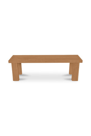   Modern European furniture - Solid Teak Outdoor Dining Bench - www.oroa.com | Oroa.com