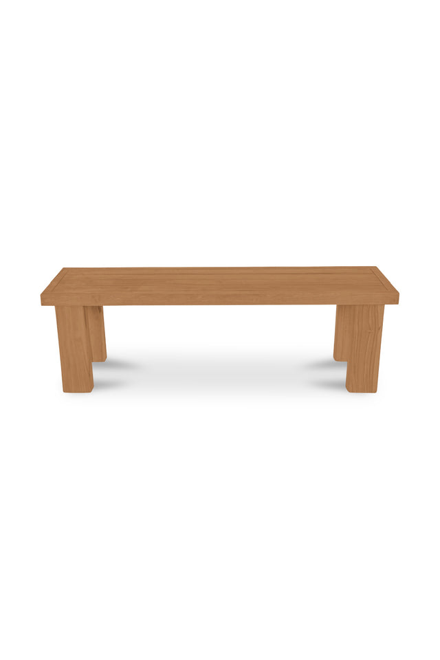 Modern European furniture - Solid Teak Outdoor Dining Bench - www.oroa.com