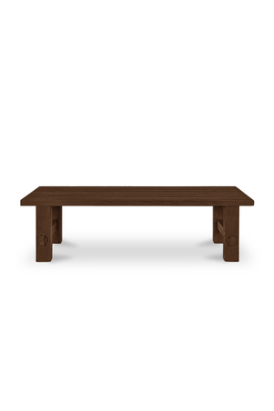 Slatted Teak Outdoor Dining Bench | Novi Living Esmond | Oroa.com