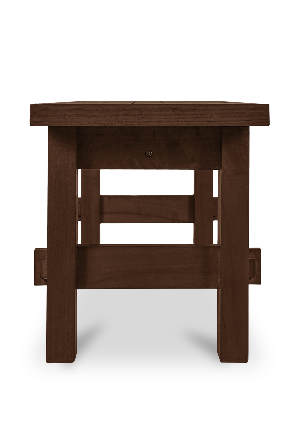 Slatted Teak Outdoor Dining Bench | Novi Living Esmond | Oroa.com