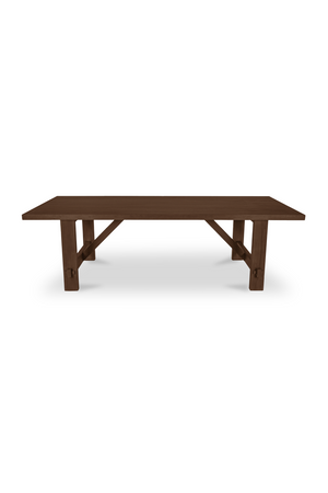   Slatted Teak Outdoor Dining Table | Oroa.com