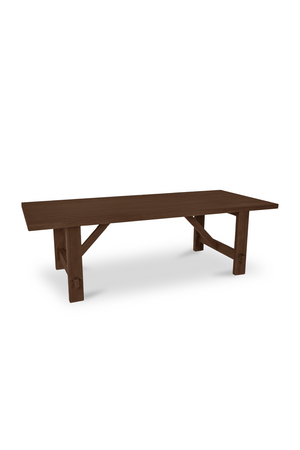   Slatted Teak Outdoor Dining Table | Oroa.com