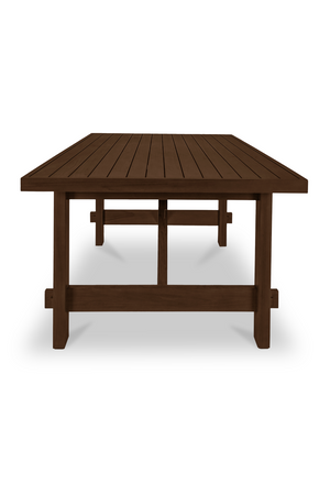   Slatted Teak Outdoor Dining Table | Oroa.com