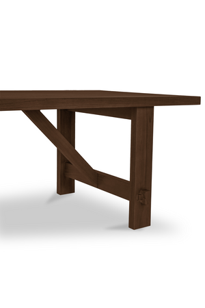   Slatted Teak Outdoor Dining Table | Oroa.com