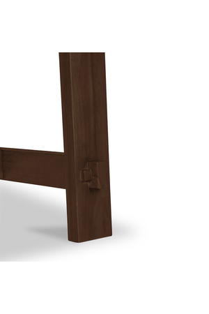   Slatted Teak Outdoor Dining Table | Oroa.com