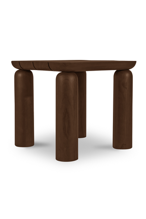 Brown Teak Outdoor Side Table | Novi Living Barclay | Oroa.com