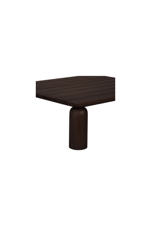 Brown Teak Outdoor Coffee Table | Novi Living Barclay