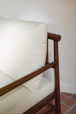 Sungkai Wood Framed Accent Chair | Novi Living Mayne | Oroa.com