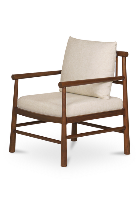Sungkai Wood Framed Accent Chair | Novi Living Mayne | Oroa.com