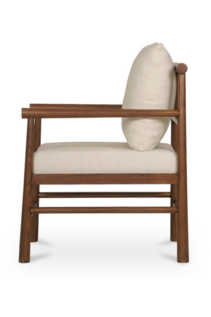 Sungkai Wood Framed Accent Chair | Novi Living Mayne | Oroa.com