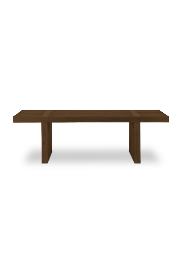 Solid Teak Outdoor Coffee Table | Novi Living Fletcher | Oroa.com