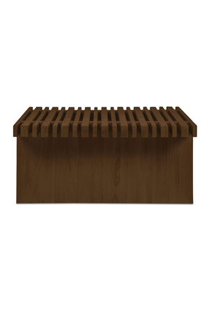 Solid Teak Outdoor Coffee Table | Novi Living Fletcher | Oroa.com