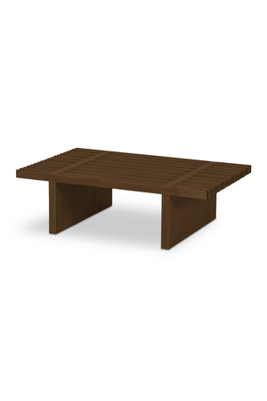 Solid Teak Outdoor Coffee Table | Novi Living Fletcher | Oroa.com