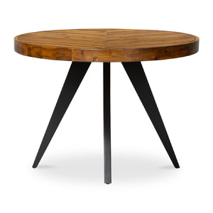Modern European furniture - Parquet Patterned Wooden Dining Table - www.oroa.com