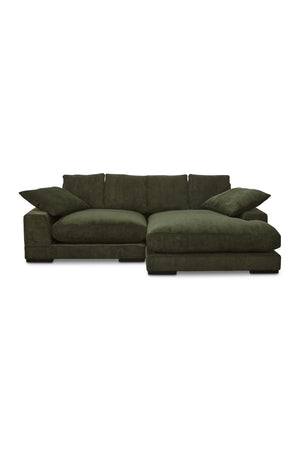   Modern European furniture - Dark Green Sectional Sofa - www.oroa.com | Oroa.com