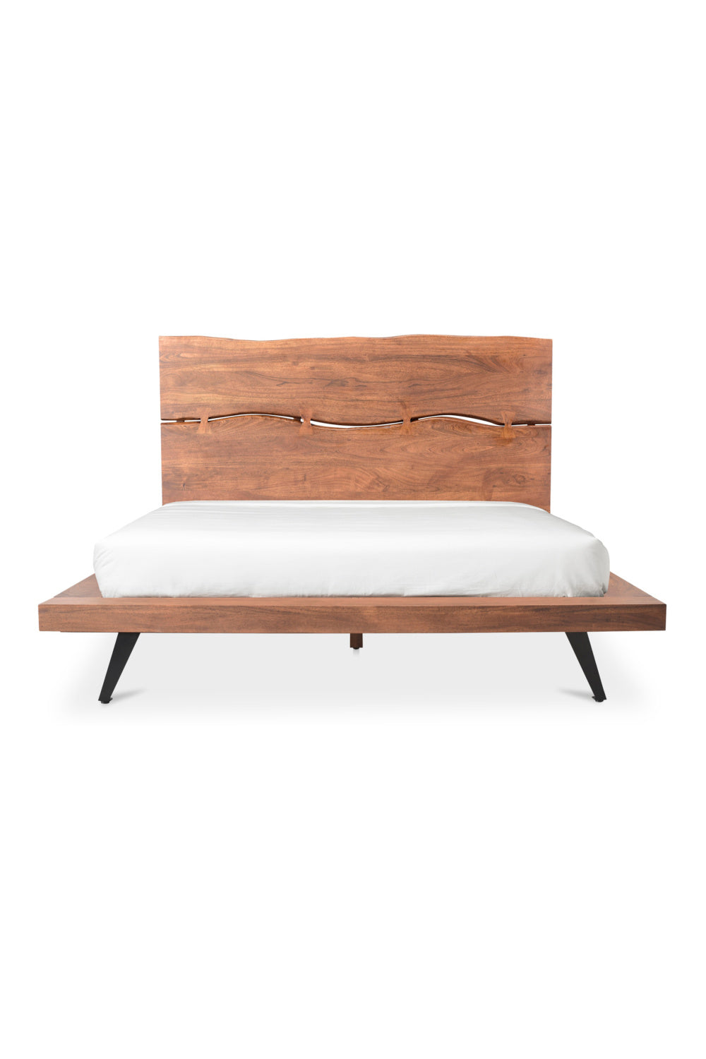 Acacia Organic-Edge Headboard Bed | Novi Living Madagascar | Oroa.com