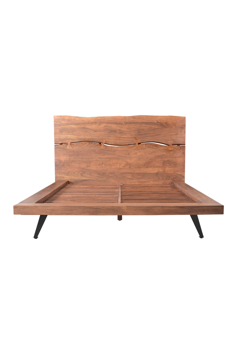 Acacia Organic-Edge Headboard Bed | Novi Living Madagascar | Oroa.com
