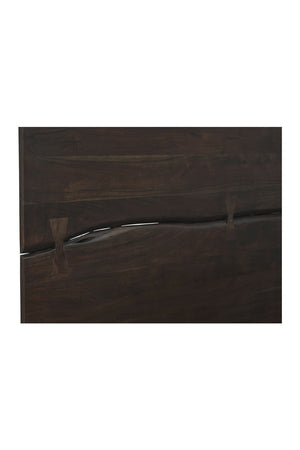Modern European furniture - Brown Solid Acacia Bed - www.oroa.com