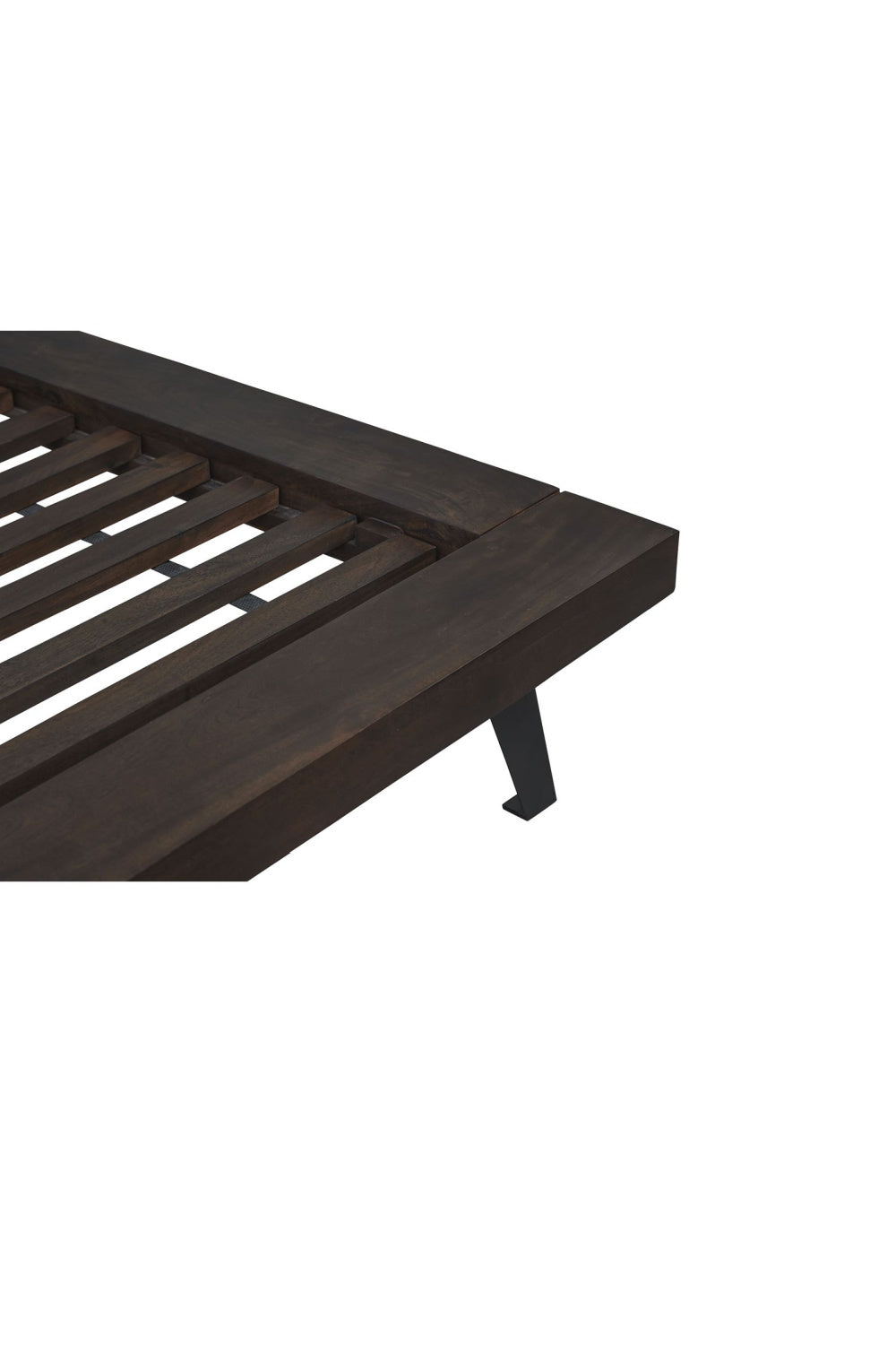 Modern European furniture - Brown Solid Acacia Bed - www.oroa.com