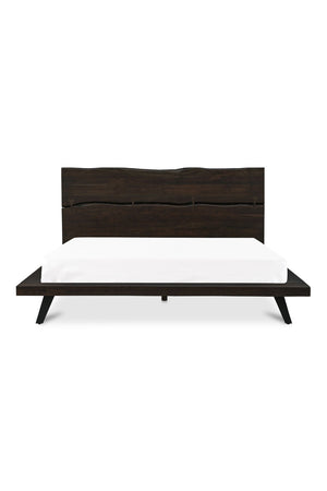 Modern European furniture - Brown Solid Acacia Bed - www.oroa.com