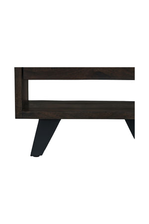 Modern European furniture - Solid Acacia 1-Drawer Nightstand - www.oroa.com