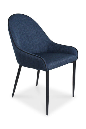 Modern European furniture - Blue Dining Chair Set (2) - www.oroa.com