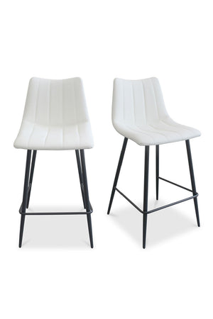   Modern European furniture - Vertical Stitched Counter Stools (2) - www.oroa.com | Oroa.com